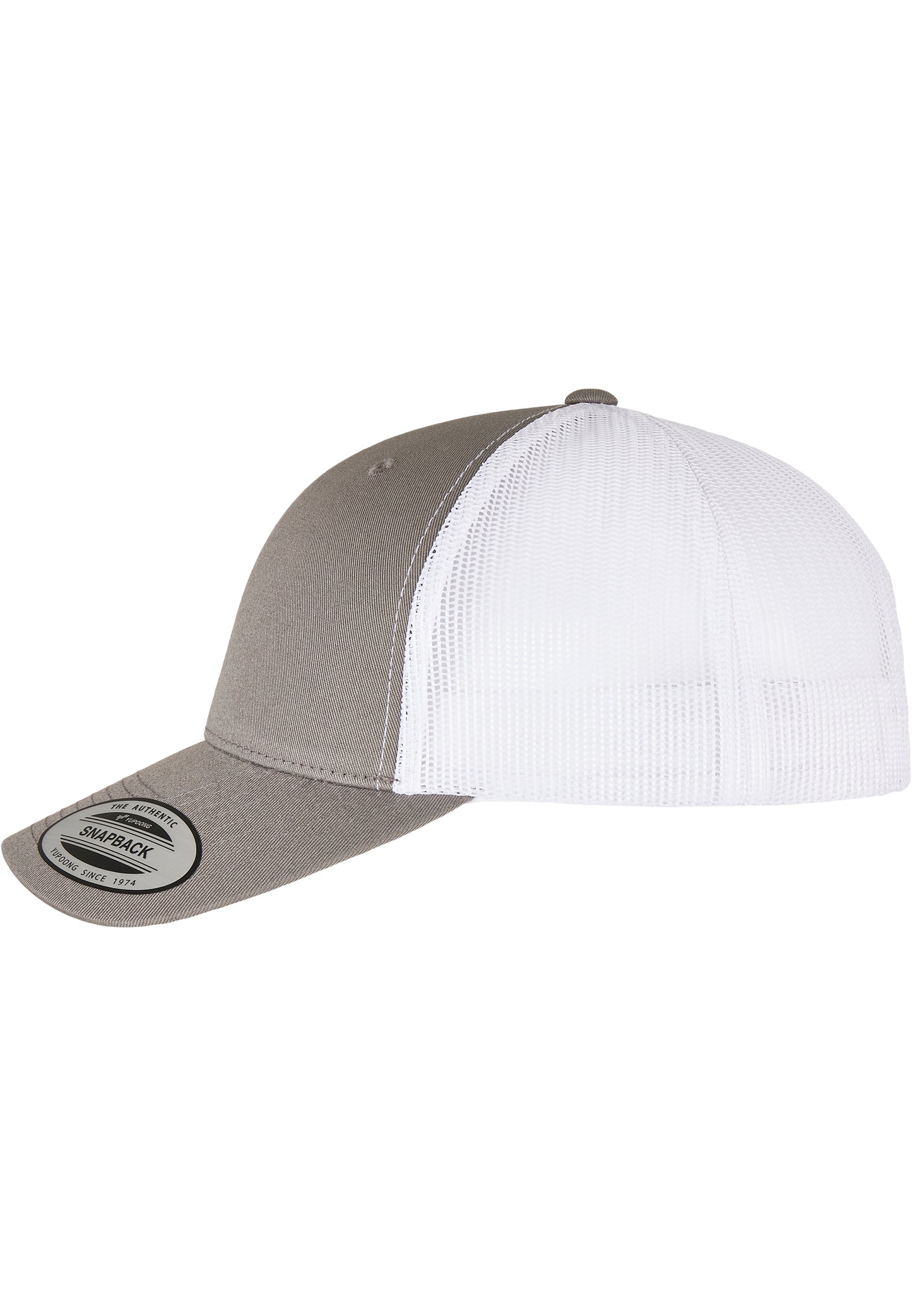 Yupoong Classics Recycled Retro Trucker Cap 2-TONE in grey/white