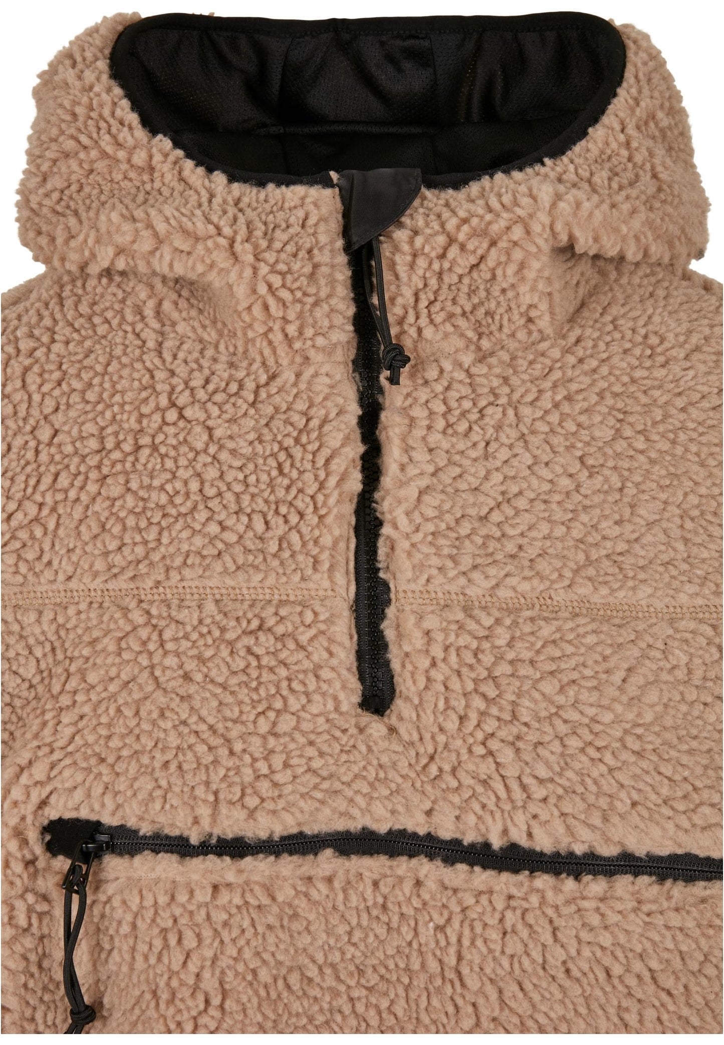 Brandit Teddyfleece Worker Pullover in Camel