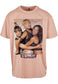 TLC Group Logo Oversize T-Shirt by Mister Tee Upscale in Amber