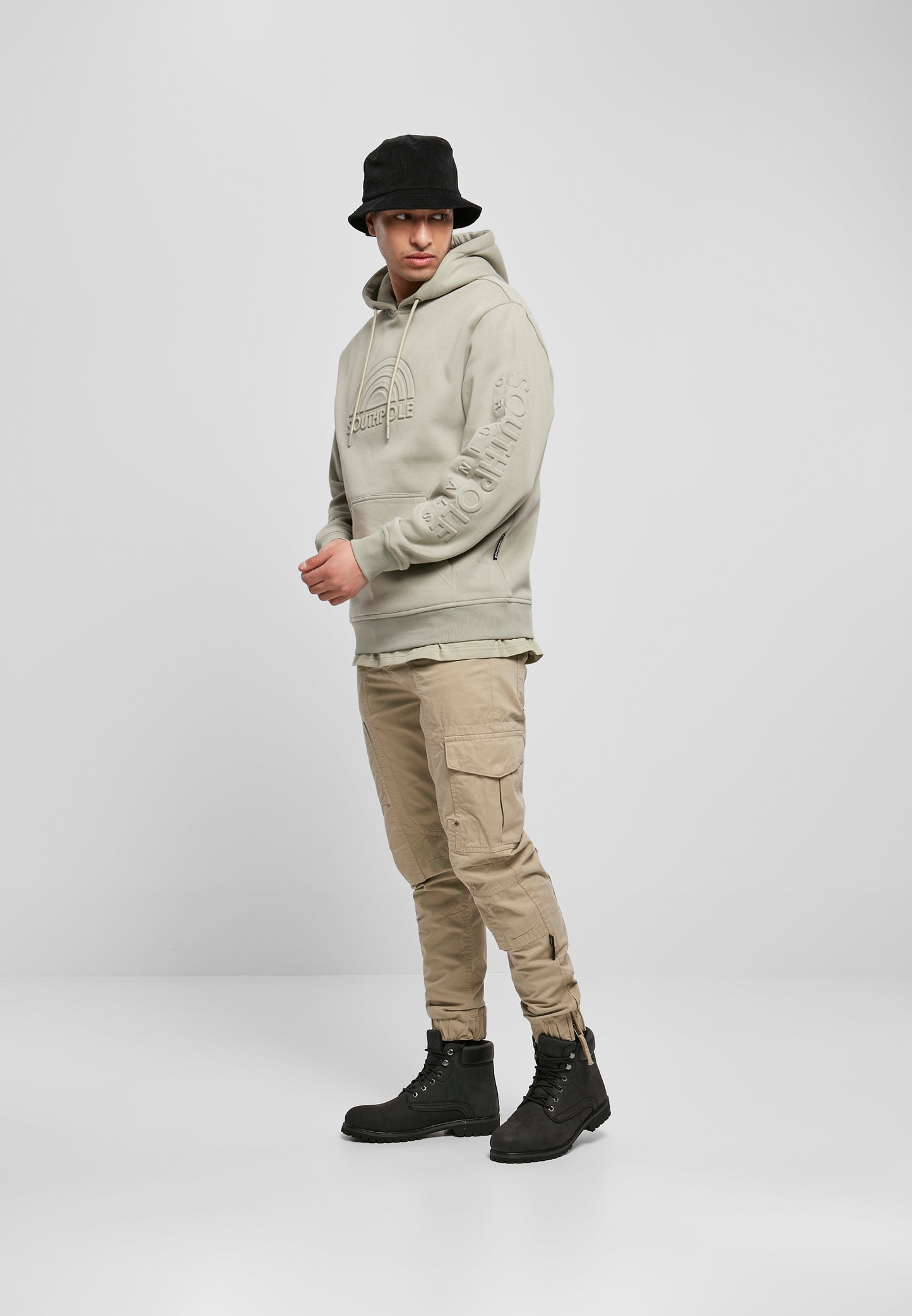 Southpole 3D Print Hoody in Teagreen
