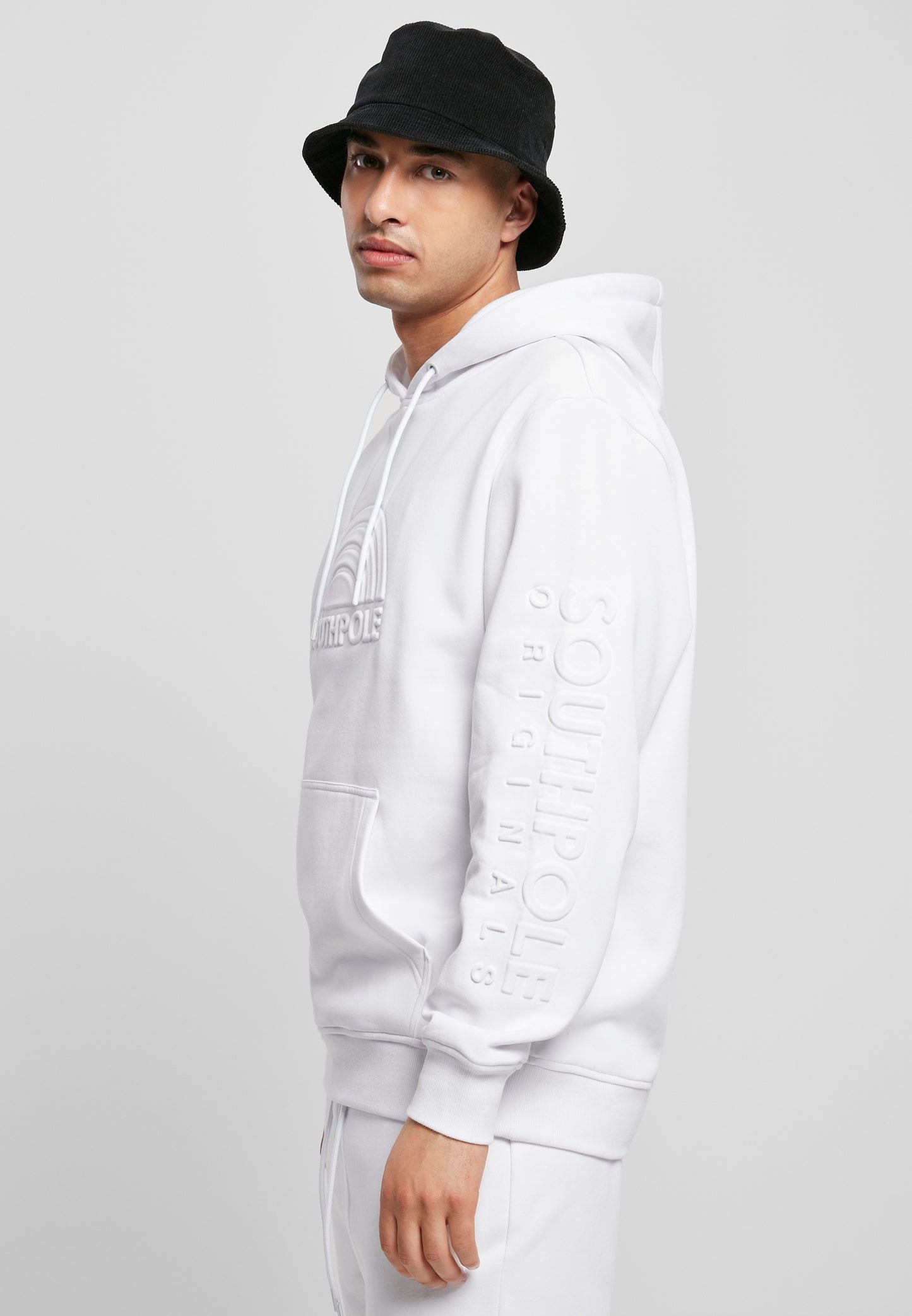 Southpole 3D Print Hoody in Weiß