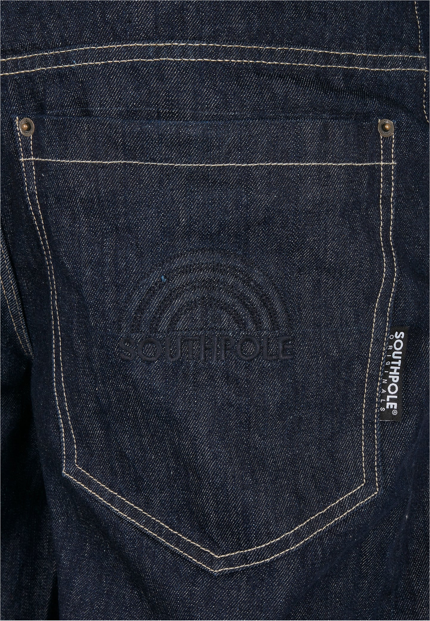 Southpole Embossed Jeans in Raw Indigo