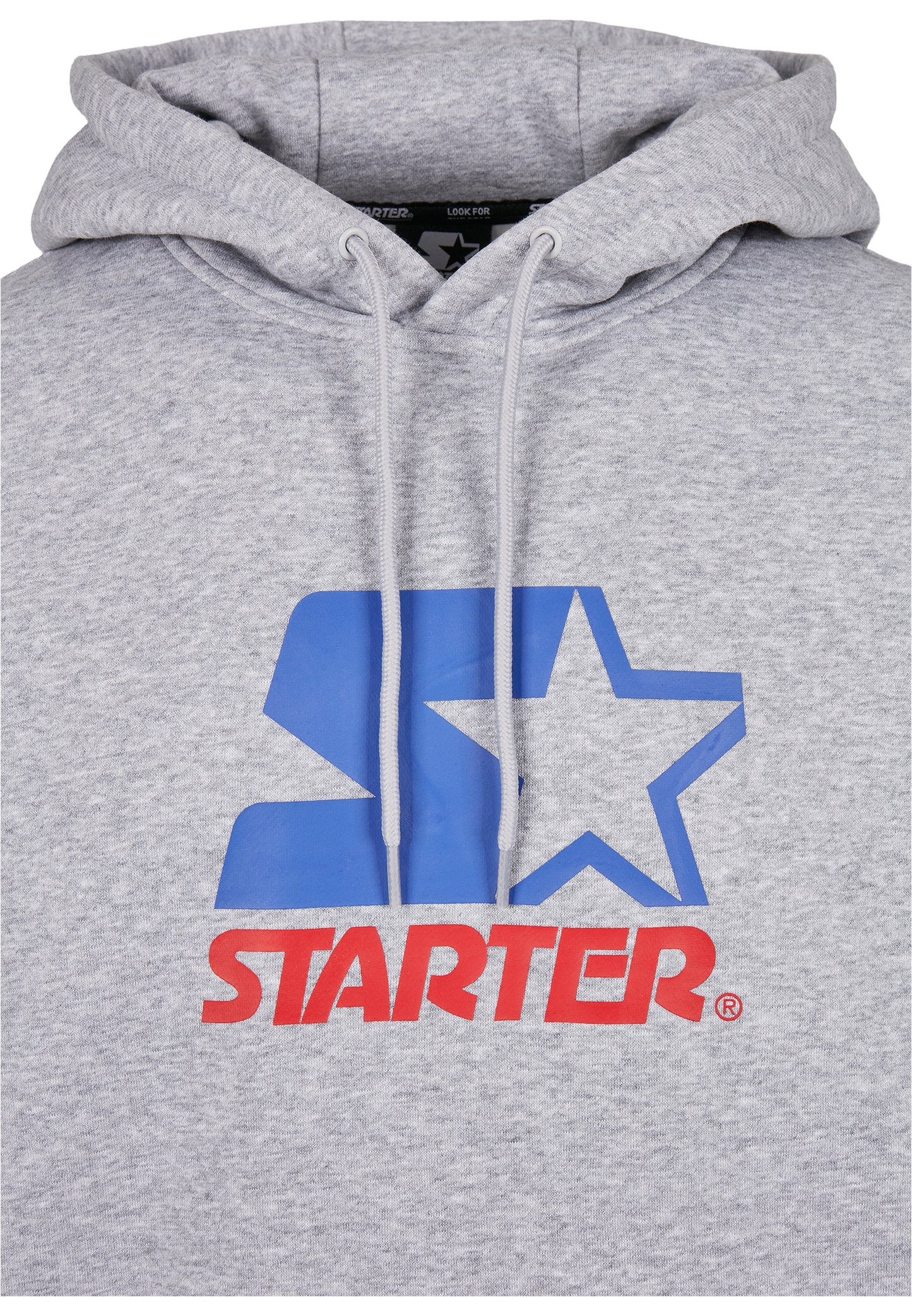 Starter Two Color Logo Hoody in Grau