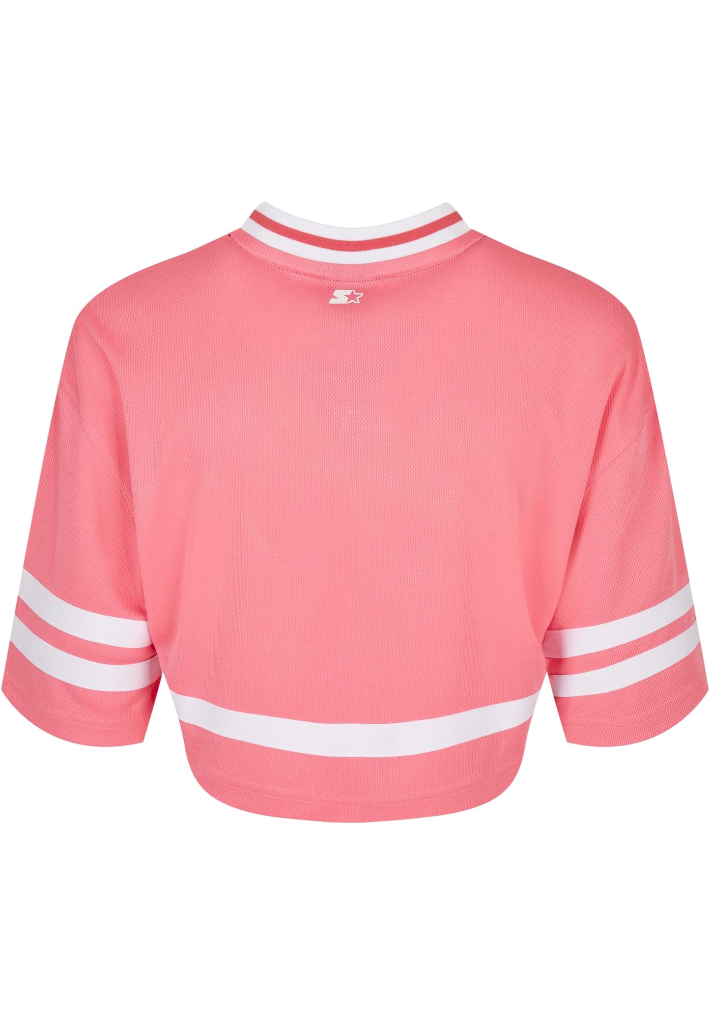 Damen Starter Cropped Mesh Jersey in pink