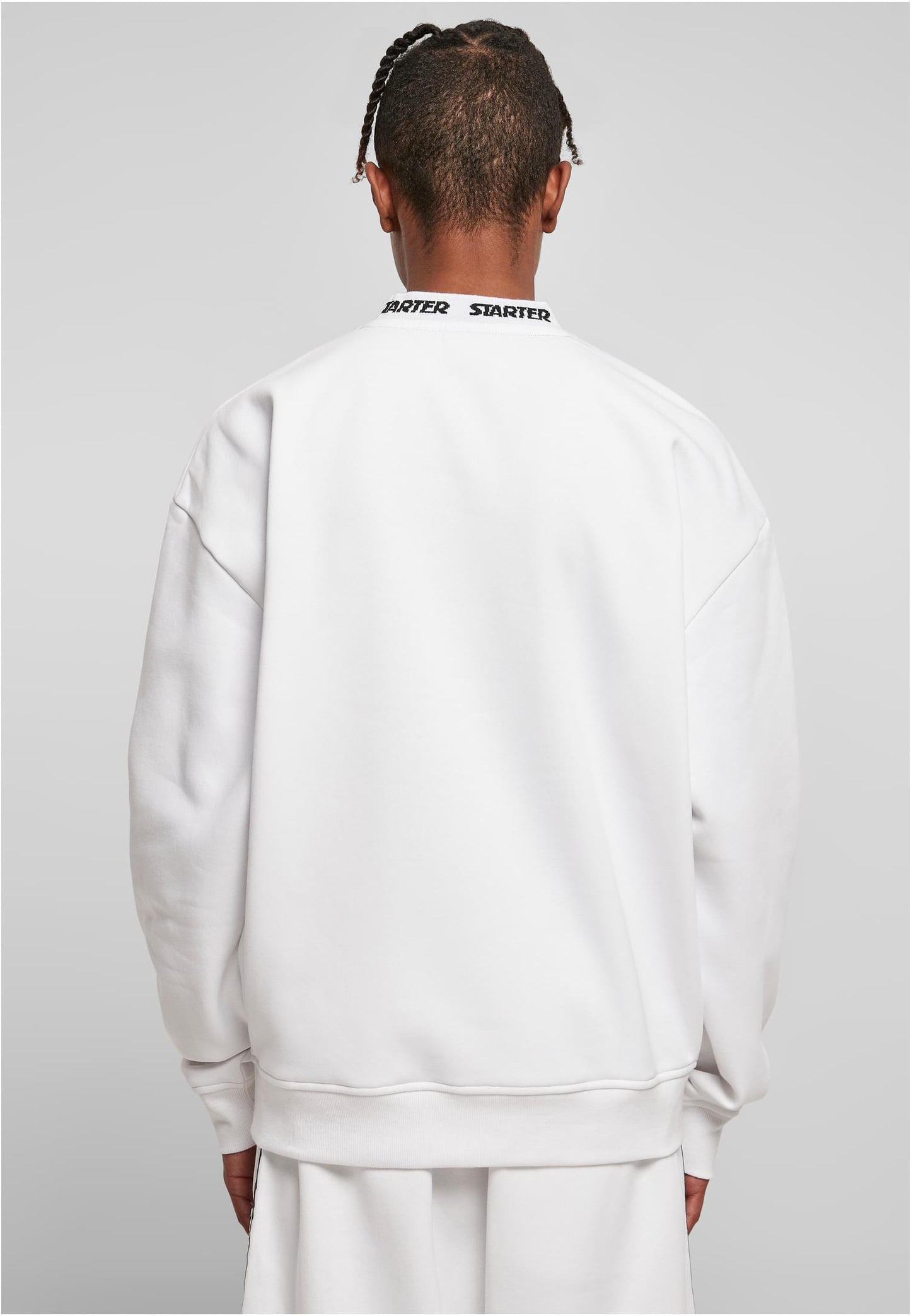 Starter Jaquard Rib Sweater in weiß