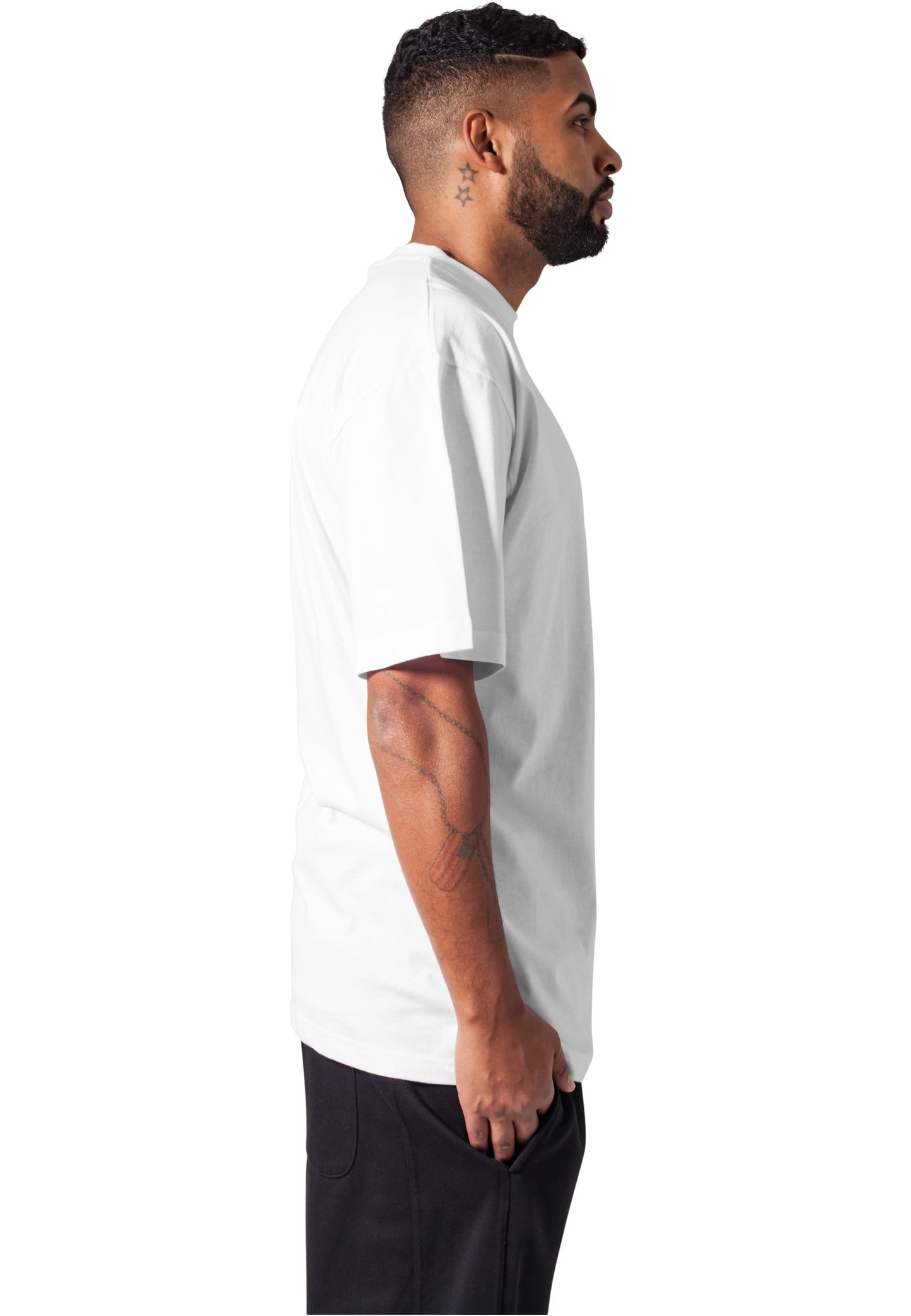 Urban Classics Tall T-Shirt Baggy / Loose Fit in Weiß