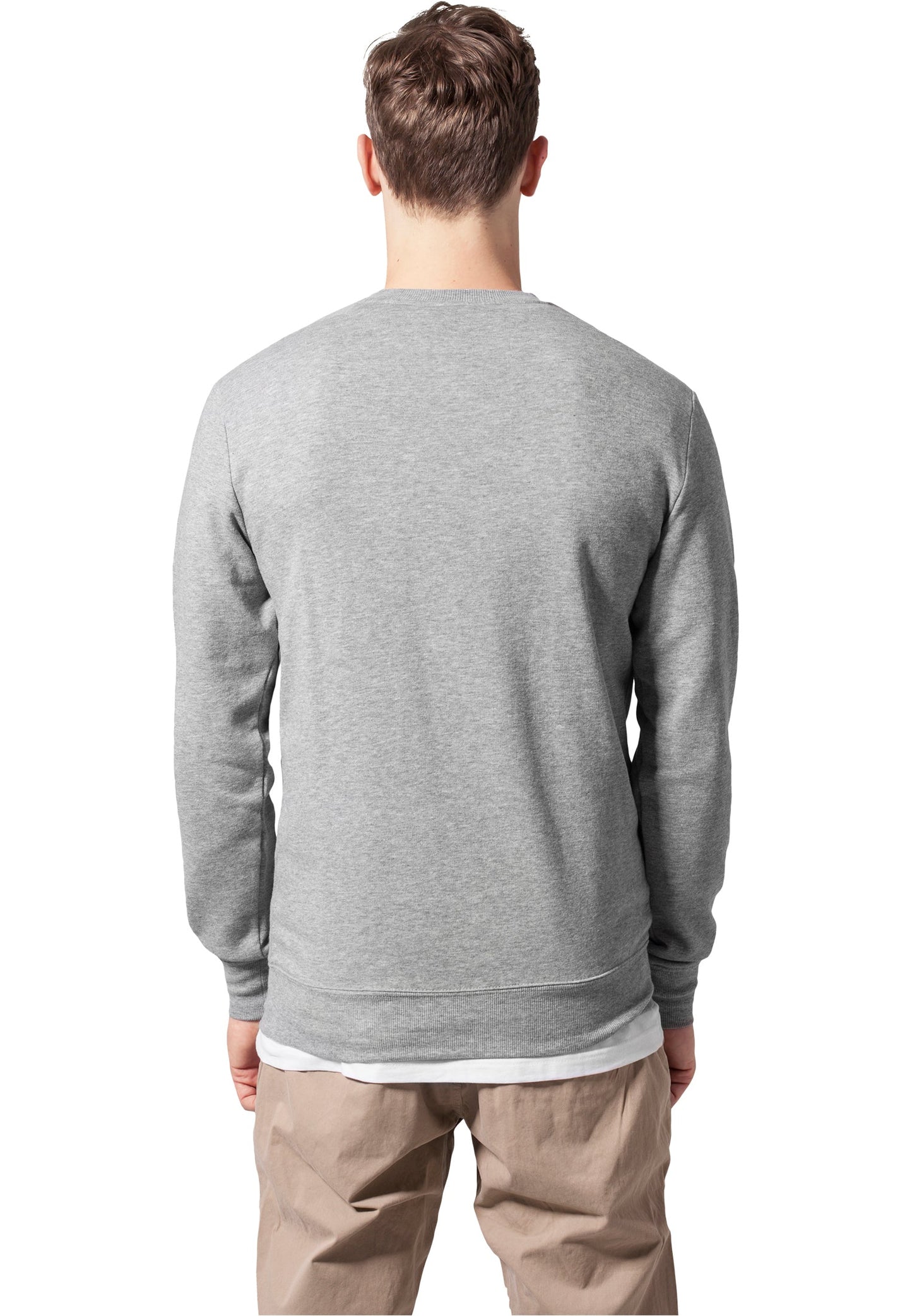 Urban Classics Contrast Pocket Sweater in Grau