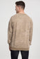 Urban Classics Camo Sweater in Sand Camo