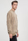 Urban Classics Camo Sweater in Sand Camo