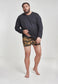 Urban Classics 2-Pack Camo Boxer Shorts in Wood Camo