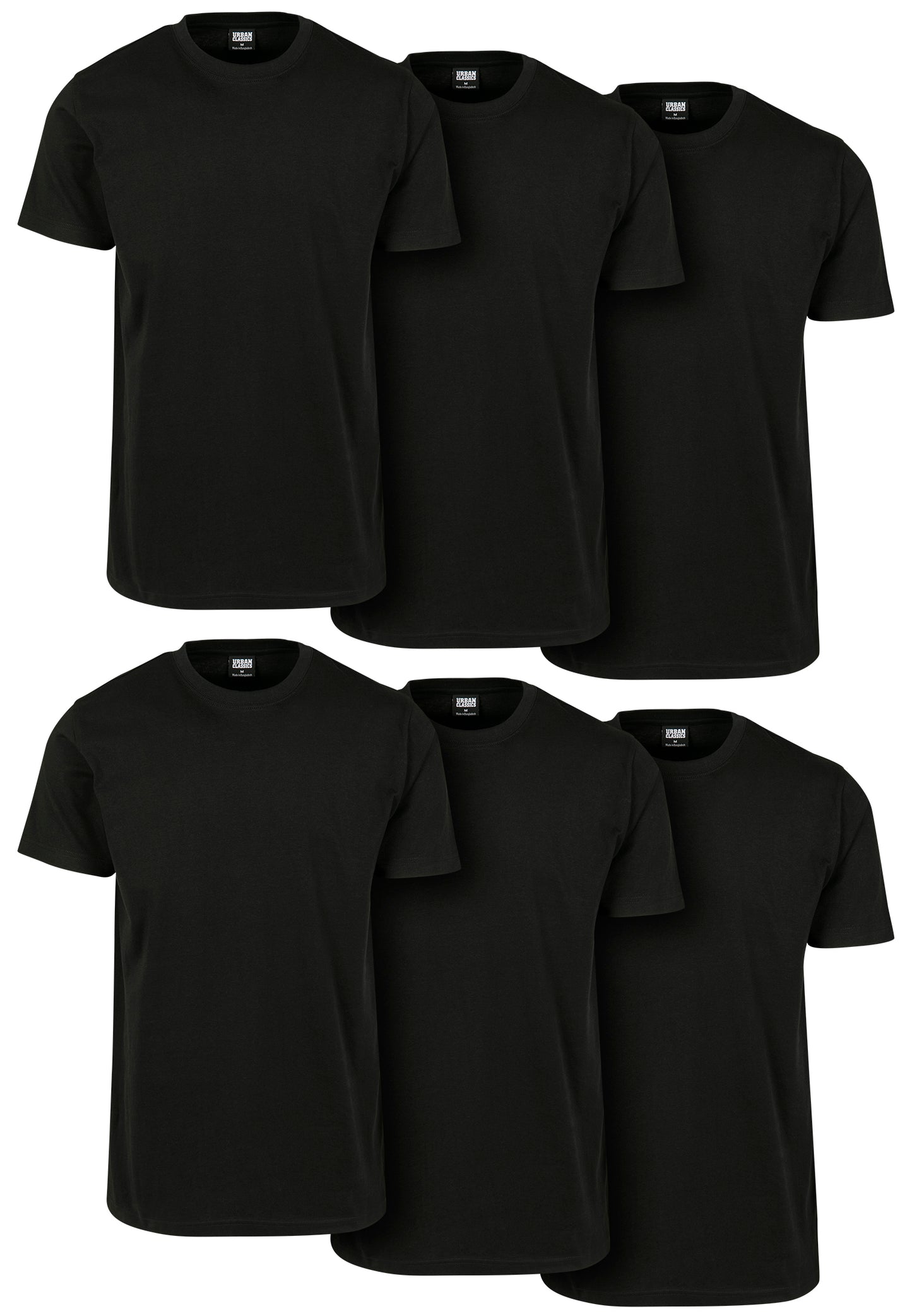 Urban Classics Basic T-Shirt 6-Pack
