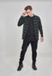 Urban Classics Checked Flanell Hemd in Schwarz / Forest