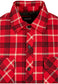 Urban Classics Plaid Quilted Shirt Jacke in Rot