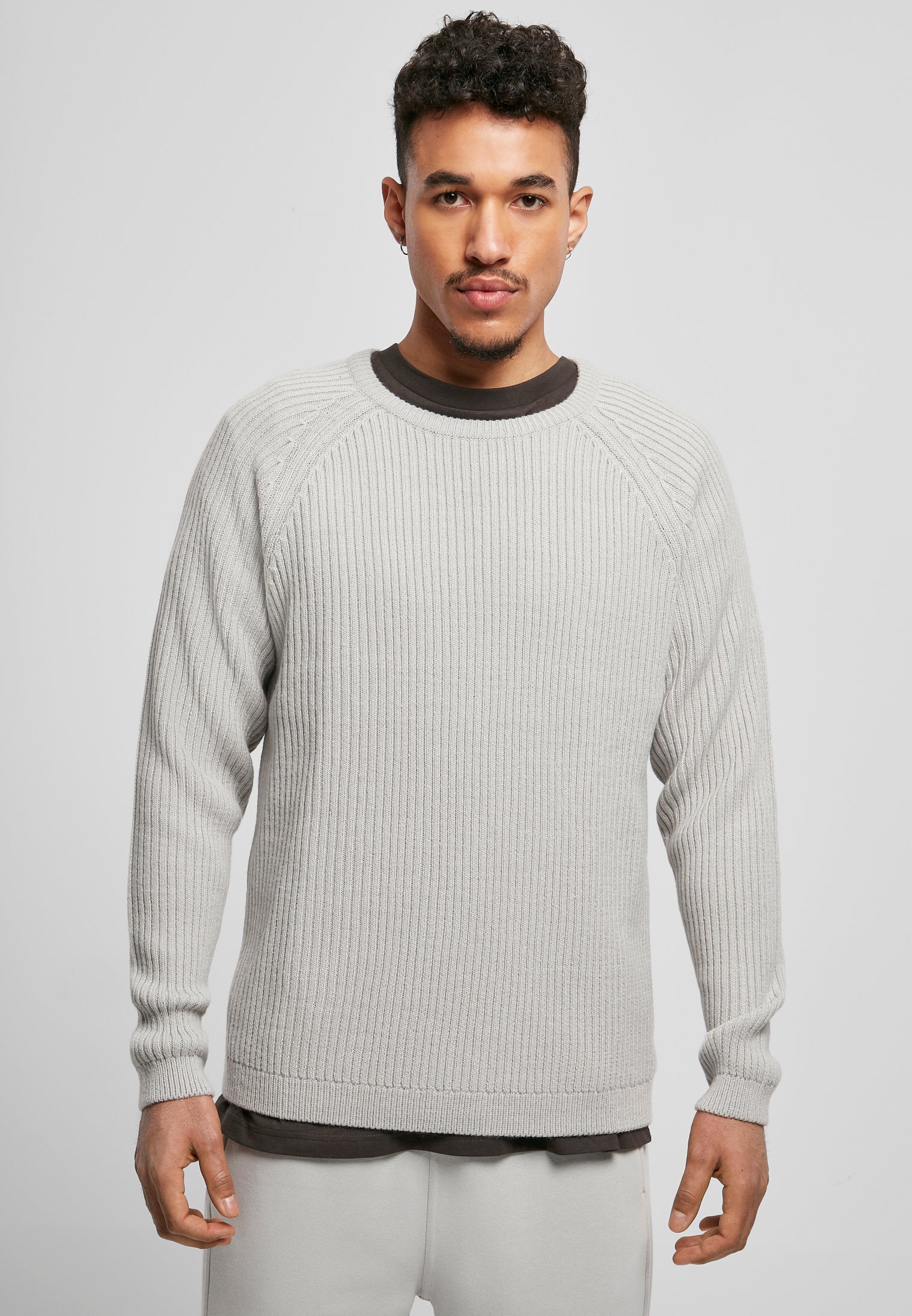 Urban Classics Ribbed Raglan Sweater-Street-& Sportswear Aurich
