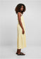 Urban Classics Damen 7/8 Length Valance Summer Kleid yellow