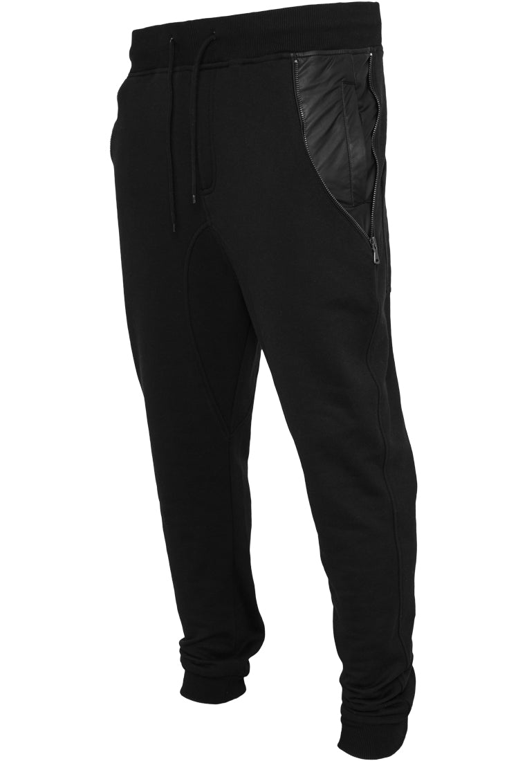 Urban Classics Side Zip Leather Pocket Sweatpant