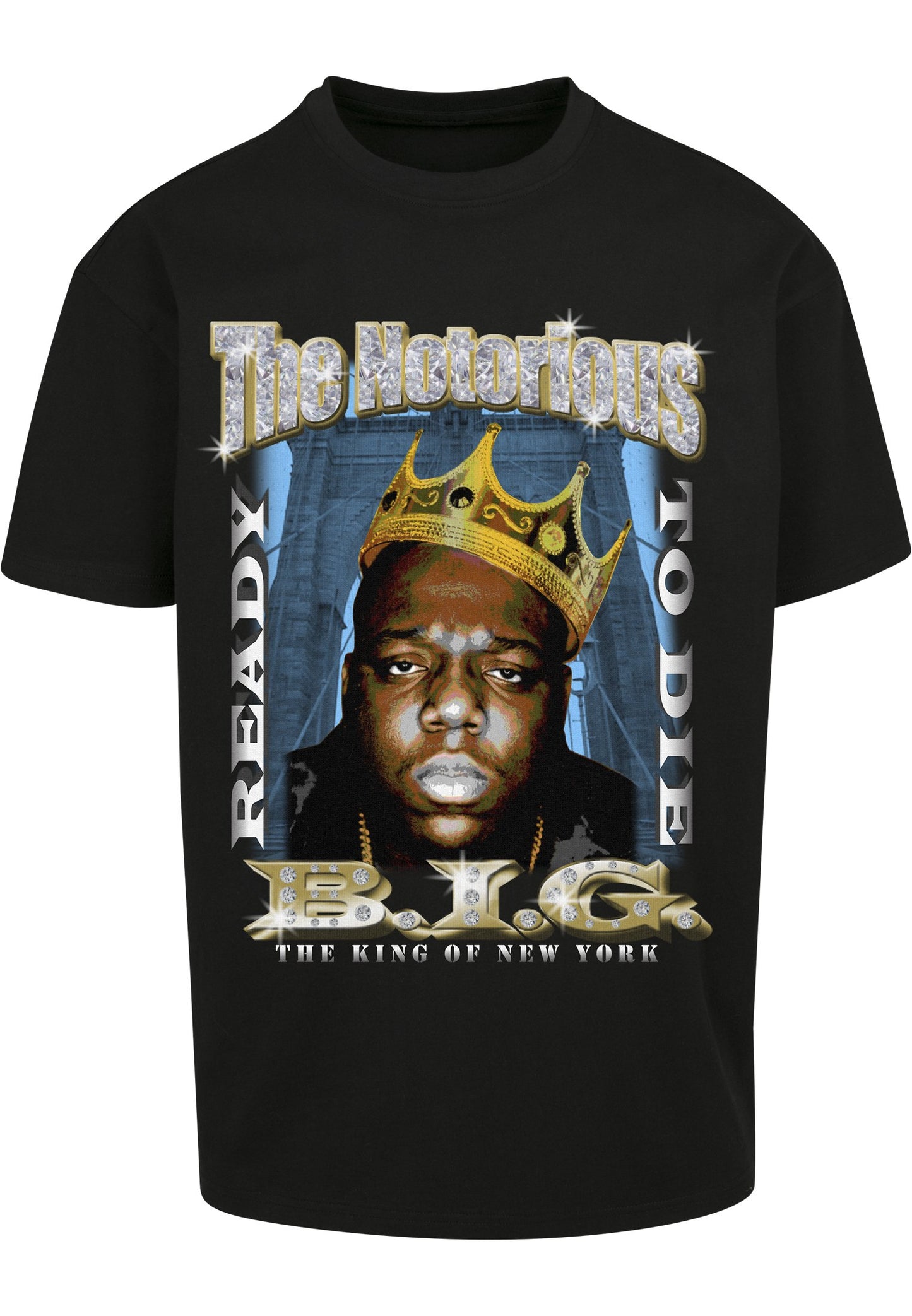 Biggie Crown Oversize T-Shirt Notorious BIG Ready To Die-Street-& Sportswear Aurich - Shirts & Tops