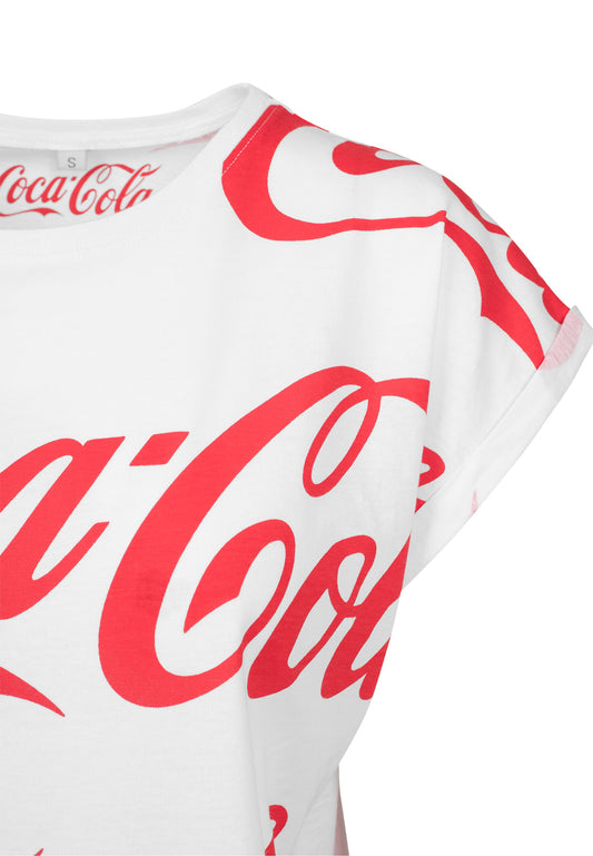 Damen Coca Cola AOP T-Shirt