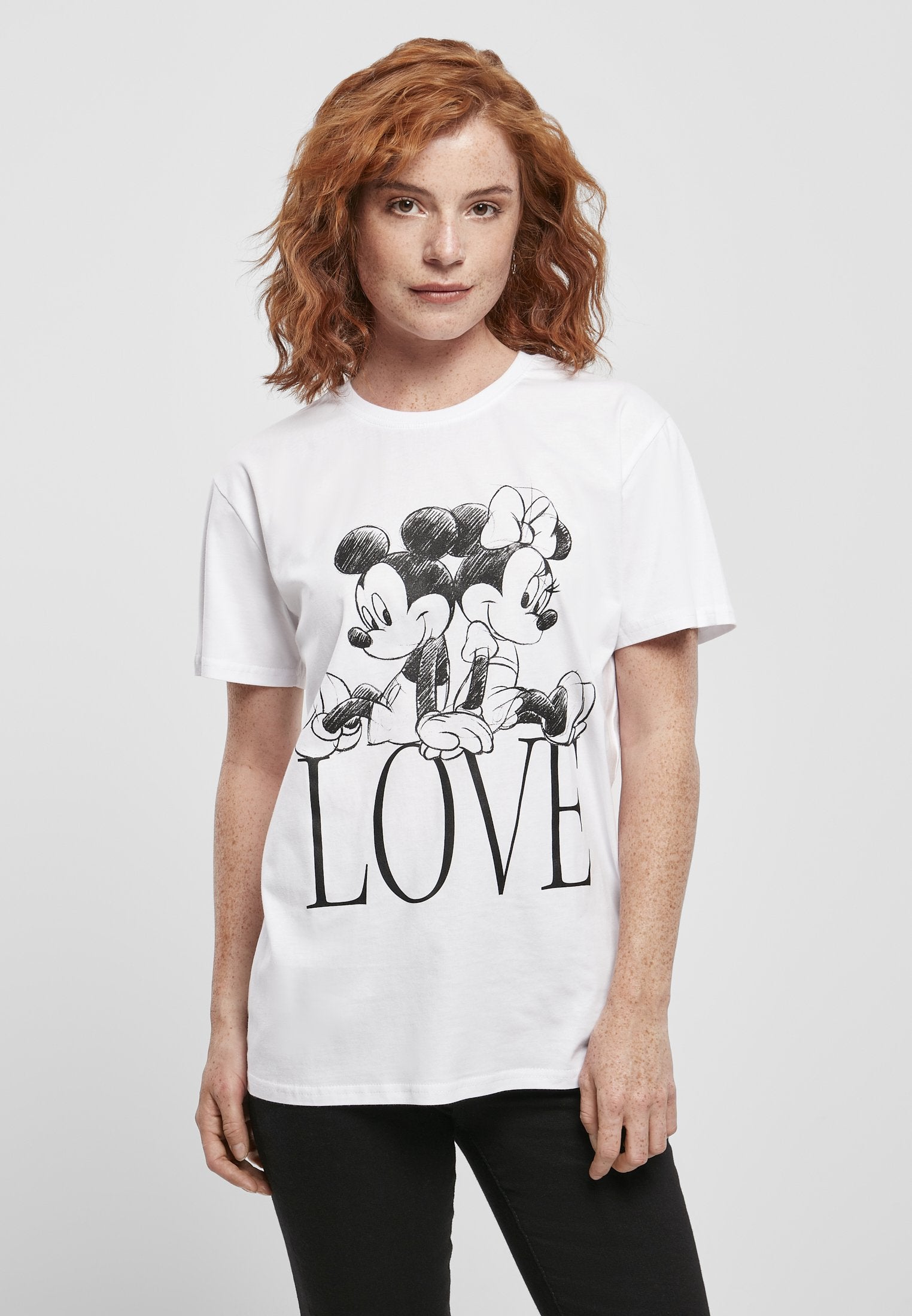 Damen Minnie Loves Mickey T-Shirt-Street-& Sportswear Aurich - Shirts & Tops