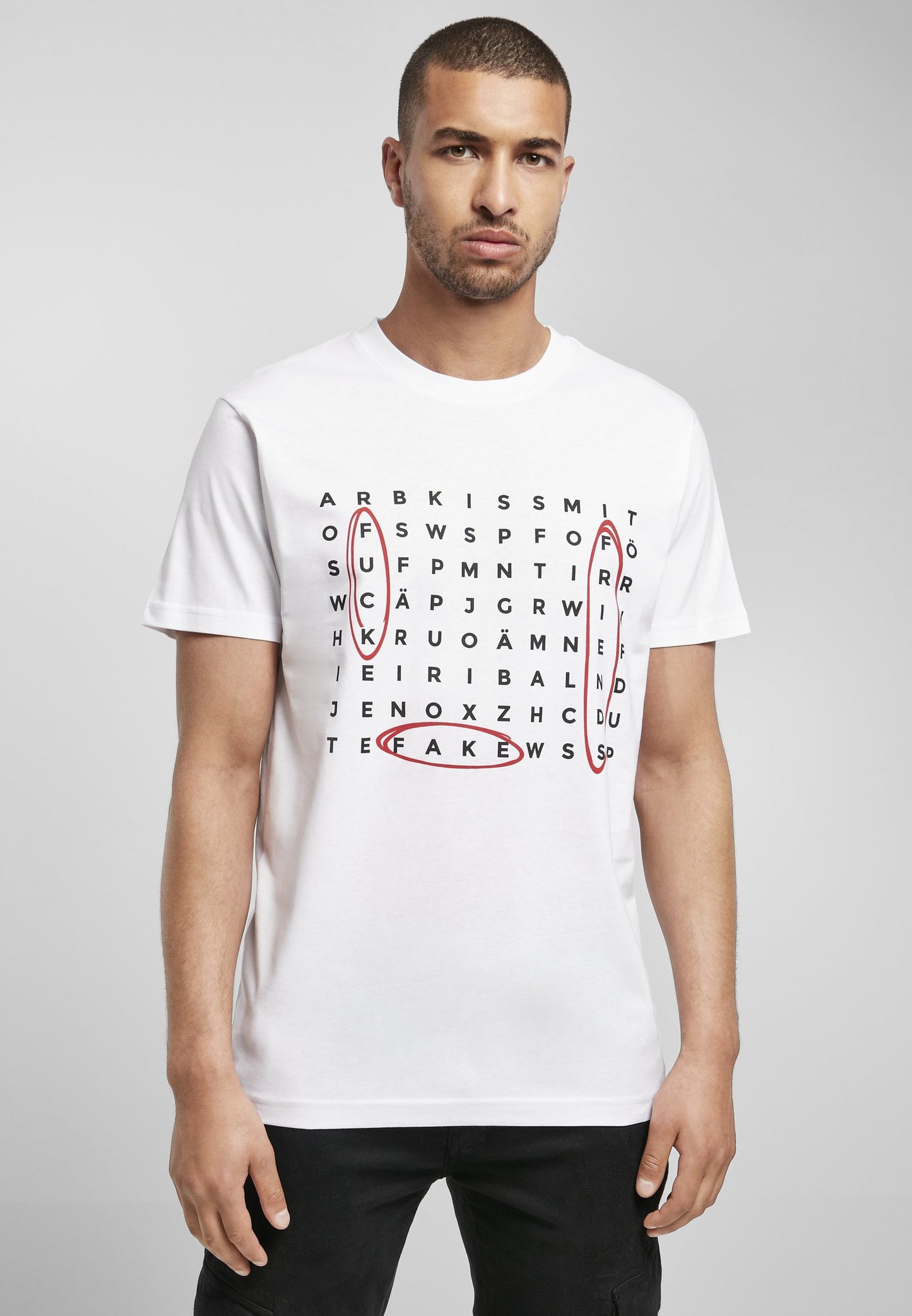 Mister Crossword F**k Falsche Freunde Herren T-Shirt-Street-& Sportswear Aurich - Shirts & Tops