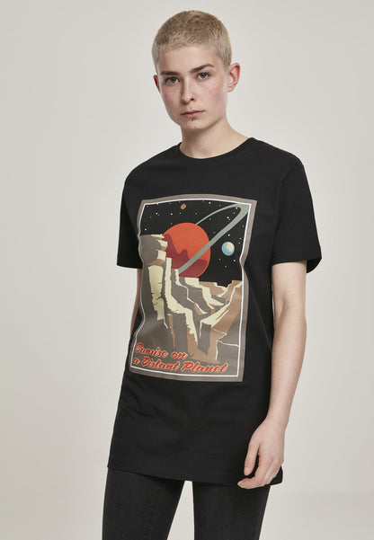Mister Tee Damen Distant Planet T-Shirt-Street-& Sportswear Aurich - Shirts & Tops