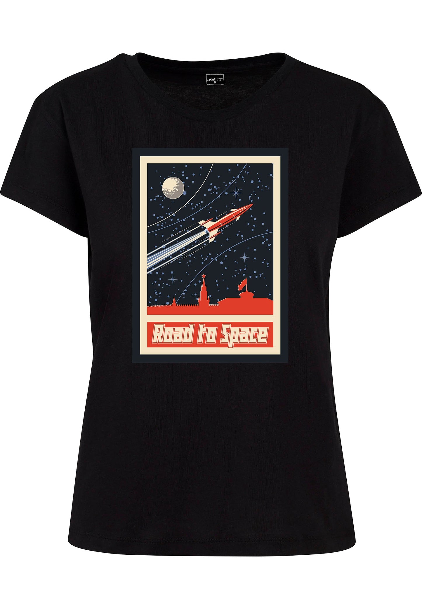 Mister Tee Damen Road To Space Box T-Shirt
