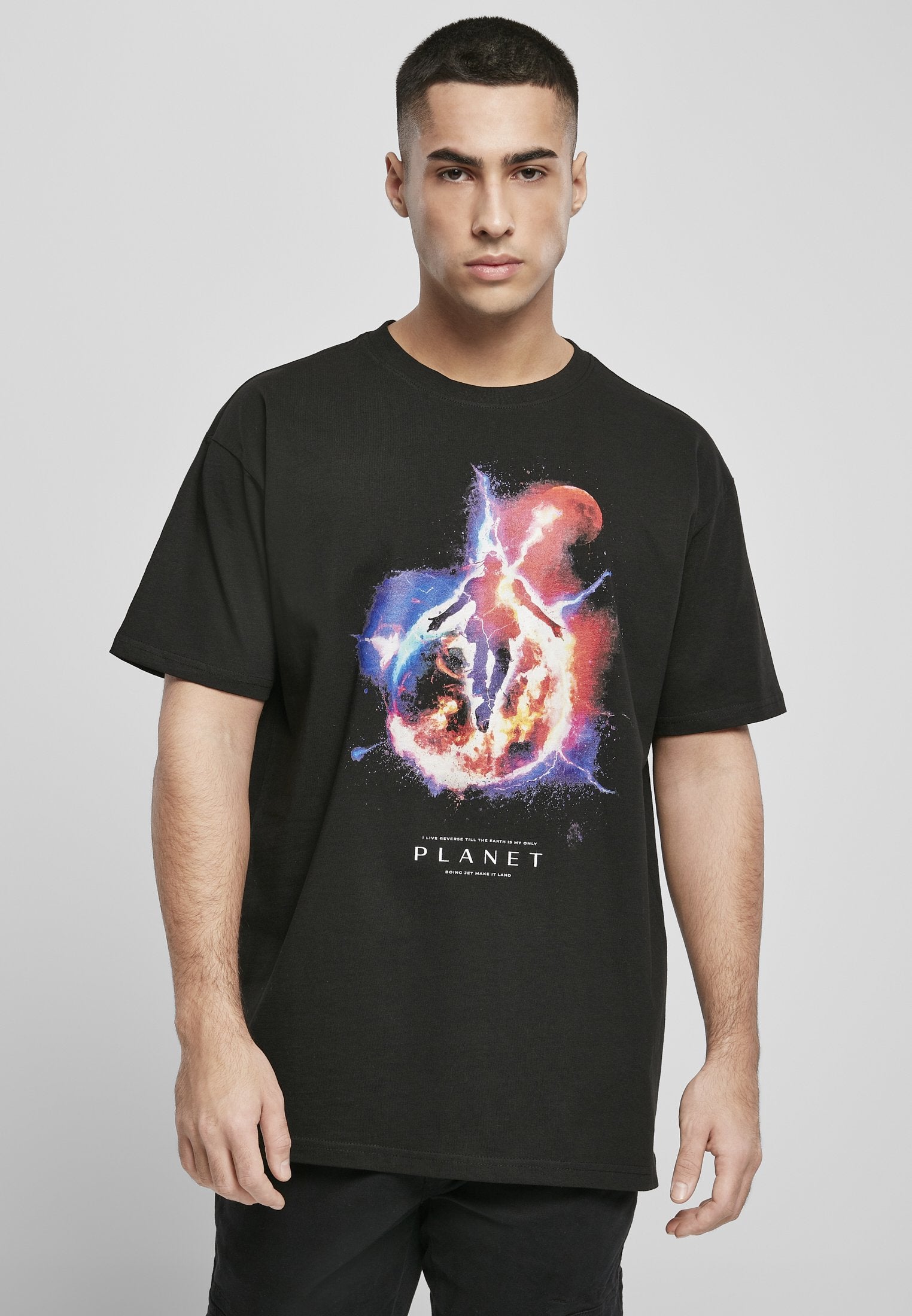 Mister Tee Electric Planet Oversize T-Shirt-Street-& Sportswear Aurich - Shirts & Tops