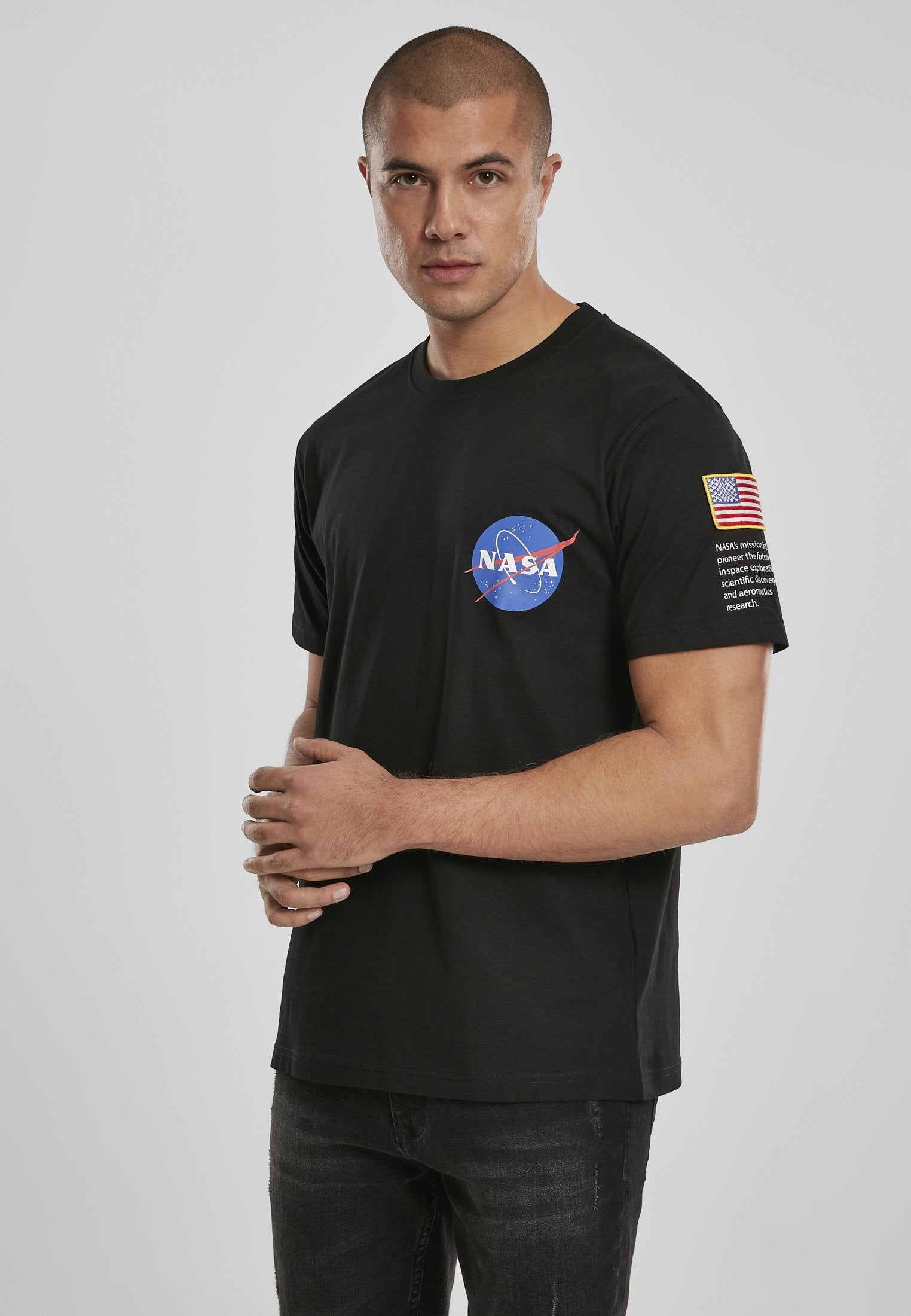 NASA Insignia Logo Flag T-Shirt-Street-& Sportswear Aurich - Shirts & Tops