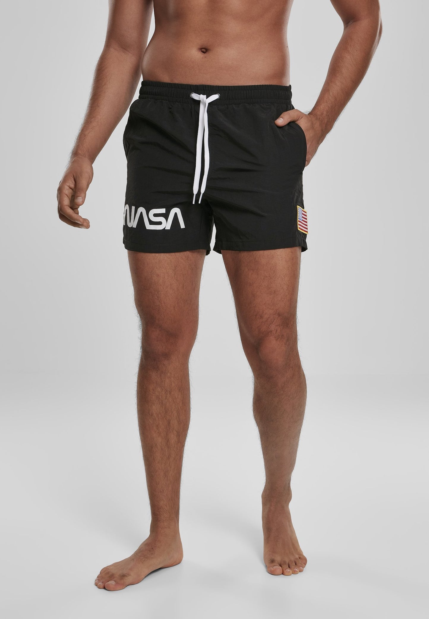NASA Worm Logo Swim Shorts-Street-& Sportswear Aurich - Bademode