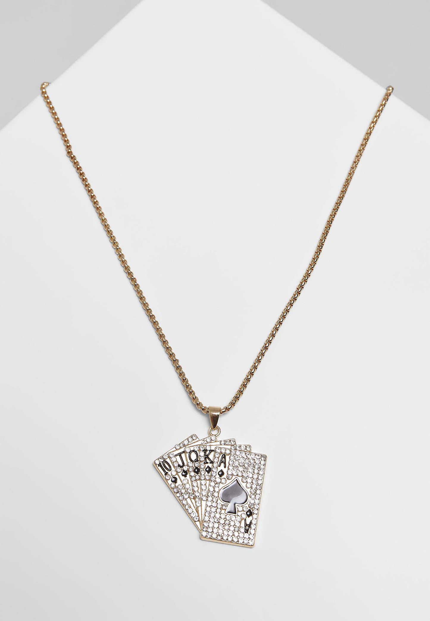 Urban Classics Cards Necklace Iced Out Kette-Street-& Sportswear Aurich - Accessoires