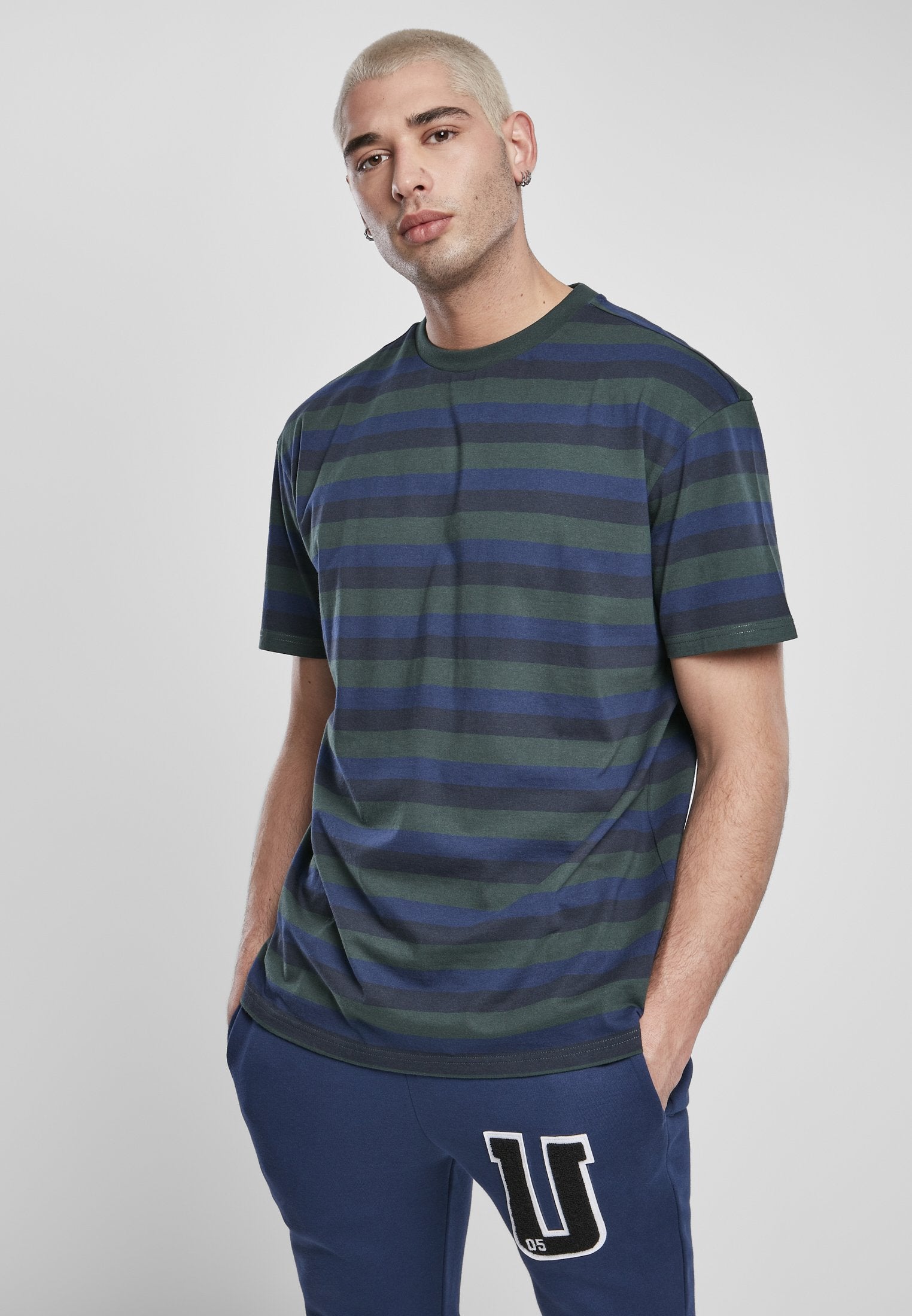 Urban Classics College Stripe T-Shirt-Street-& Sportswear Aurich - Shirts & Tops