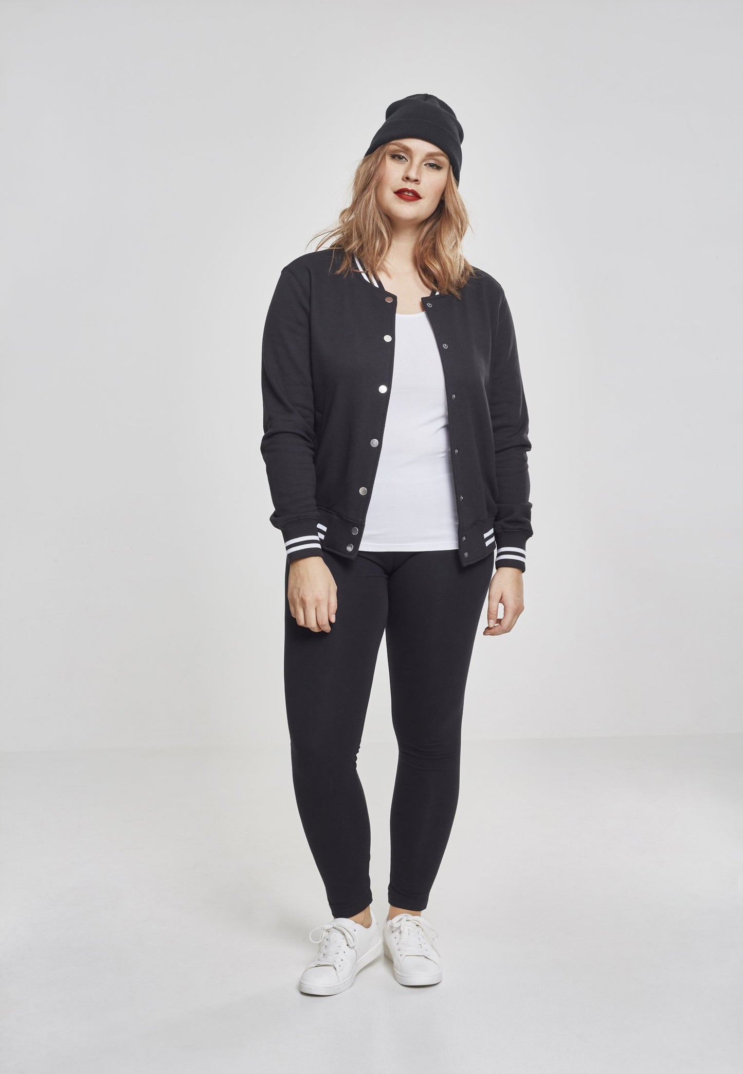 Urban Classics Damen College Sweat Jacke in Größe-Street-& Sportswear Aurich - Mäntel & Jacken