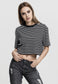 Urban Classics Damen Short Striped Oversized T-Shirt-Street-& Sportswear Aurich - Shirts & Tops