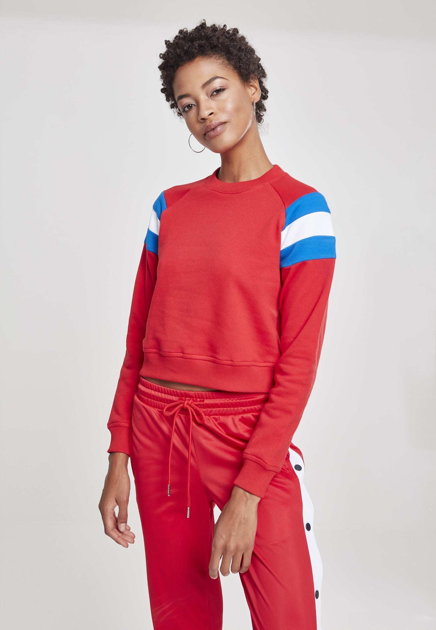 Urban Classics Damen Sleeve Stripe Crew-Street-& Sportswear Aurich - Shirts & Tops