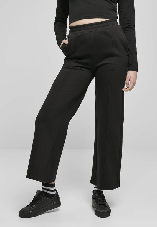 Urban Classics Damen Straight Pin Tuck Sweat Pants-Street-& Sportswear Aurich - Hosen