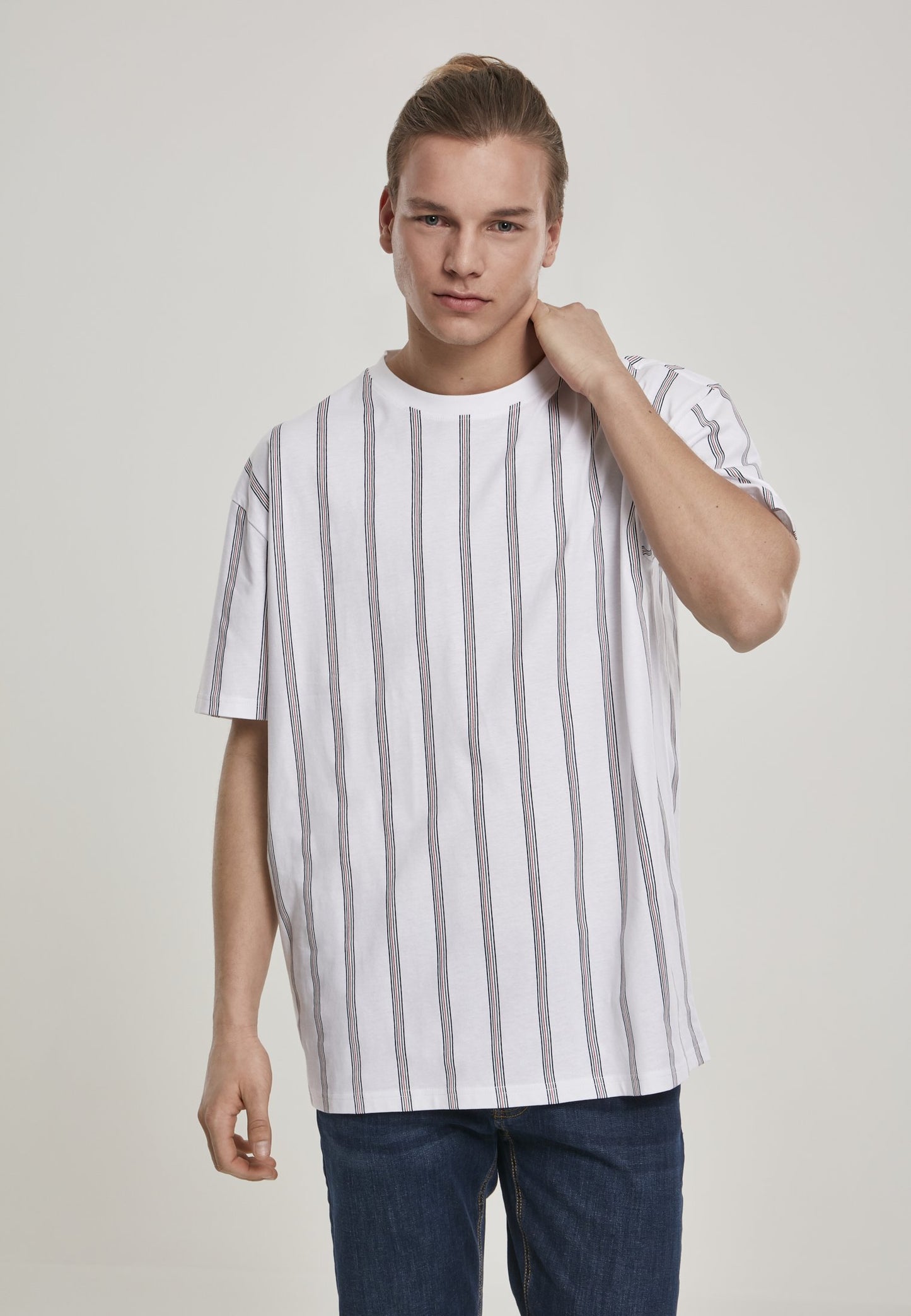 Urban Classics Heavy Oversized AOP Stripe T-Shirt-Street-& Sportswear Aurich